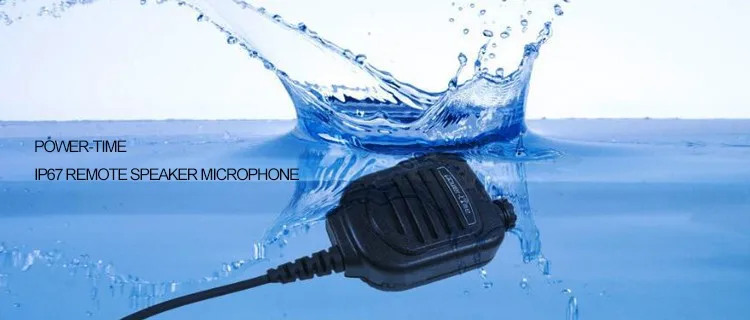 Power Timd IP67 Waterproof Handled Speaker Microphone for Two Way Radios Sepura STP8000 STP9000