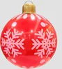 Red snowflake-christmas ball