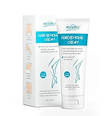 Нажмите на изображение чтобы открыть Расширенный обзор крема для удаления волос с алоэ мужчин и женщин чувствительная формула крем безболезненного в