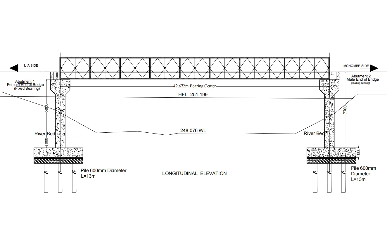 Standard and Custom Design Steel Structure Bailey Bridge for Mining ...
