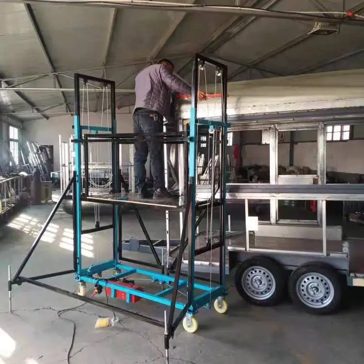 3M Mobile Folding Remote Control Climbing Scaling Platform