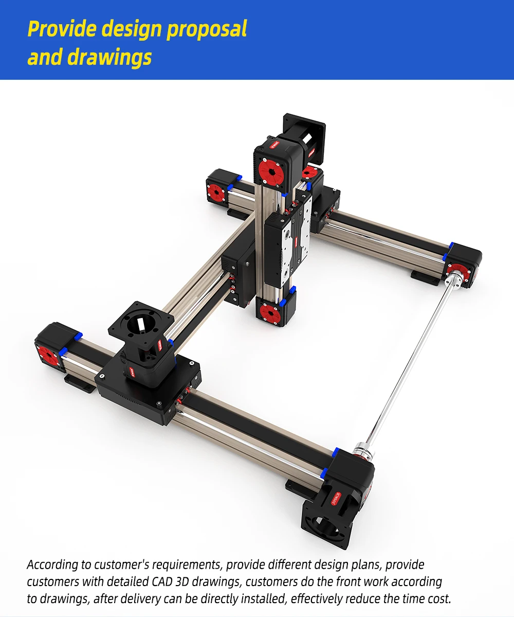 XYZ Multi-Axis Linear Actuator - Custom Length Gantry Robot