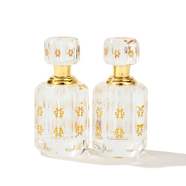 High quality customised crystal bottles perfume bottles essential oil bottles