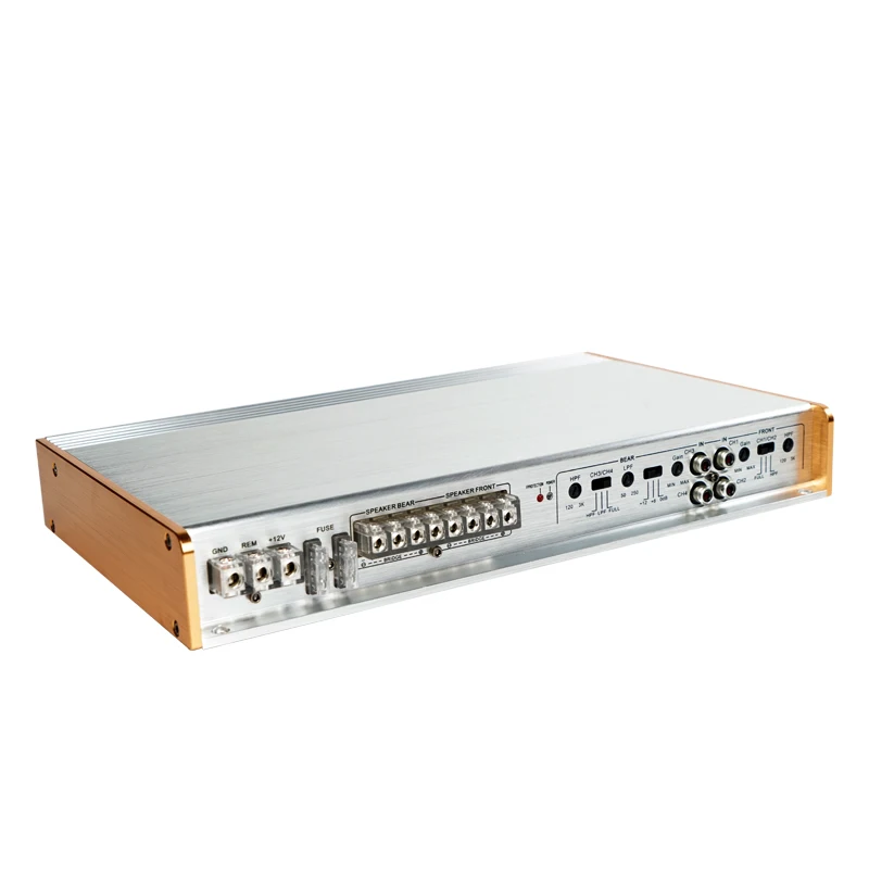 OEM производитель 1000 Вт Профессиональный высокой мощности 4-канальные системы 12В автомобильный аудио усилитель для автомобиля