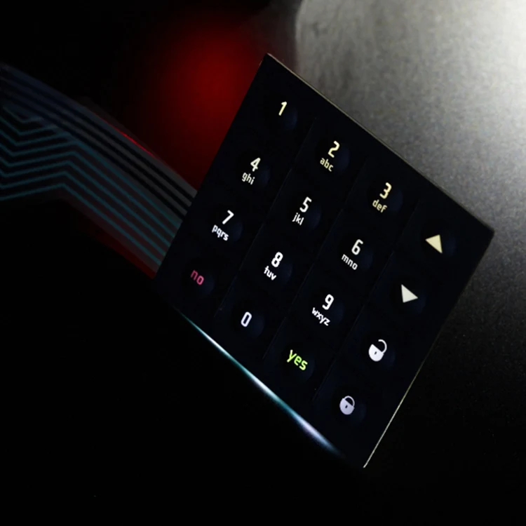 Diy Home Appliance Keypad Application Rubber Membrane Switch Panel Button Customizable Keypads & Keyboards