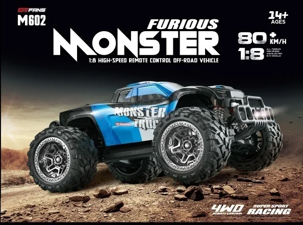 SJY-M602 Rock Creeper 80km High Speed RC Car 4WD 1/8 RC
