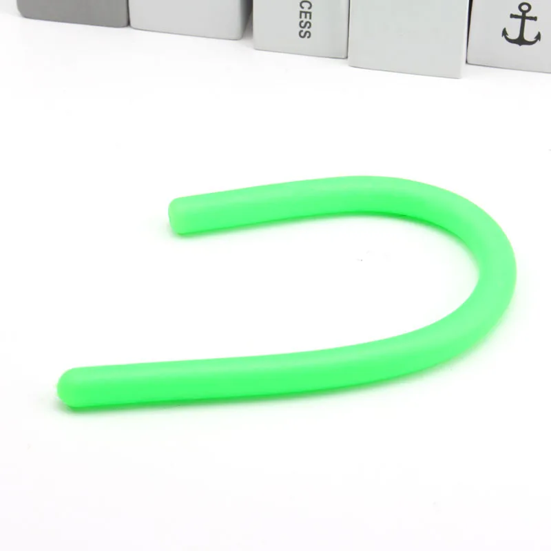 Fun Calming Relaxing Magic Soft Flexible TPR Rubber String Noodles Sensory Fidget Toy for Children Novelty & Gag Product