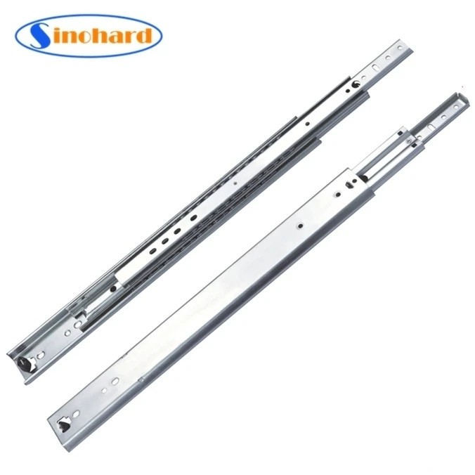 Sinohard 53mm Extendable Metal Box Drawer Runner Side Mount Tool Box