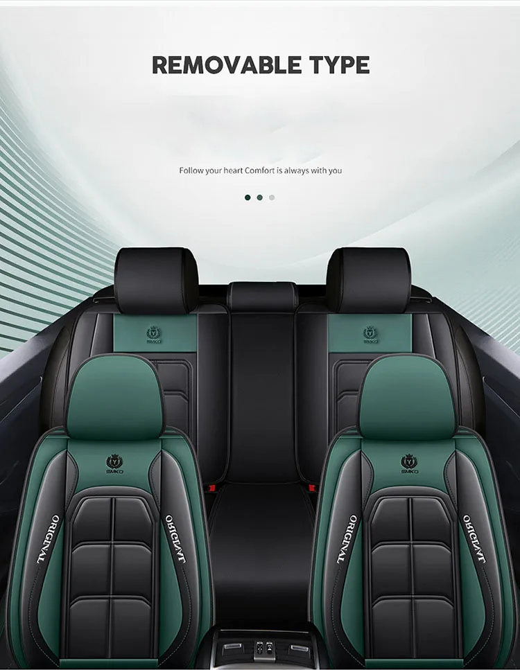 2023 New Car Interior Accessories Sport Leather Car Seat Covers Cushion