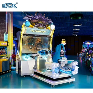 Coin Operated Arcade Dynamic Aircraft Top Secret Flight Shooting Game Machine For Game Center
