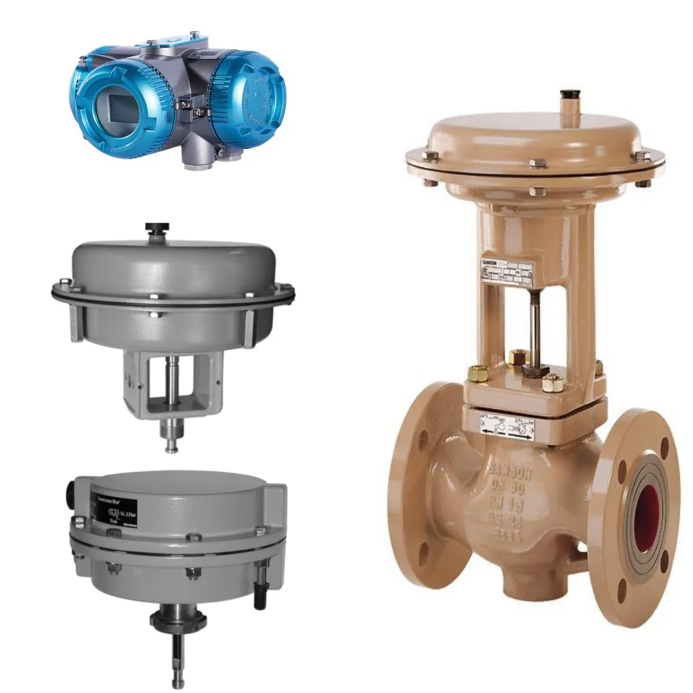 High quality valve positioner 3271 3277 3276 pneumatic actuator and Samson 3222 flow control valve