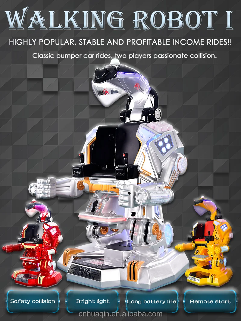 Kid Riding Robot Professional Kiddie Ride Robot for Shopping Malls - Interactive ...