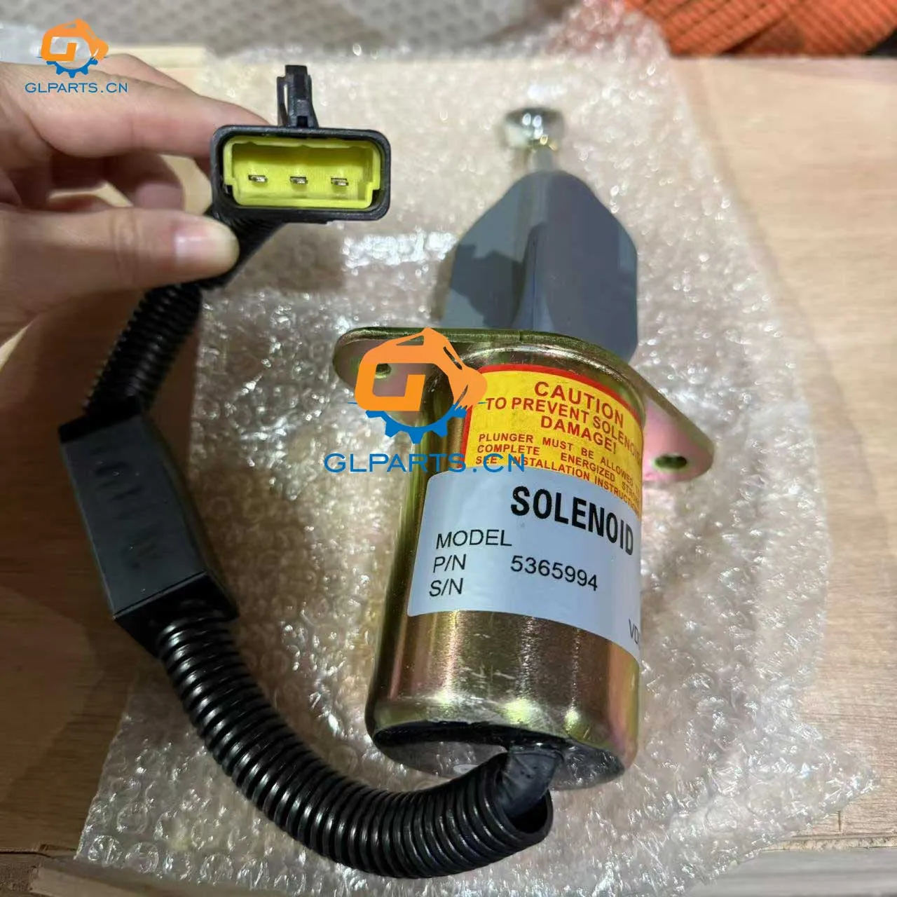 ハム EU37/24cm Cummins Engine 6BT EQB180 24V Fuel Pump Solenoid Shutoff