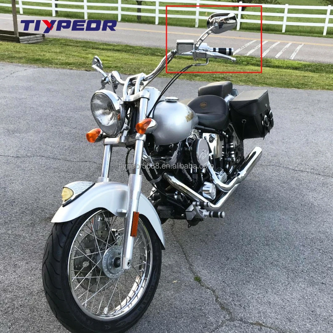 product tiypeor motorcycle rear view rearview side mirrors for harley touring road king road glide sportster 883 x48 1200 dyna-11