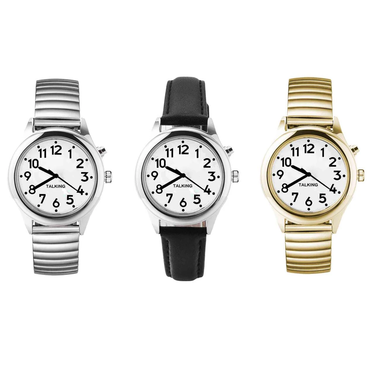 English Talking Watch Jumbo Numbers Speak Time Date Year For The Blind