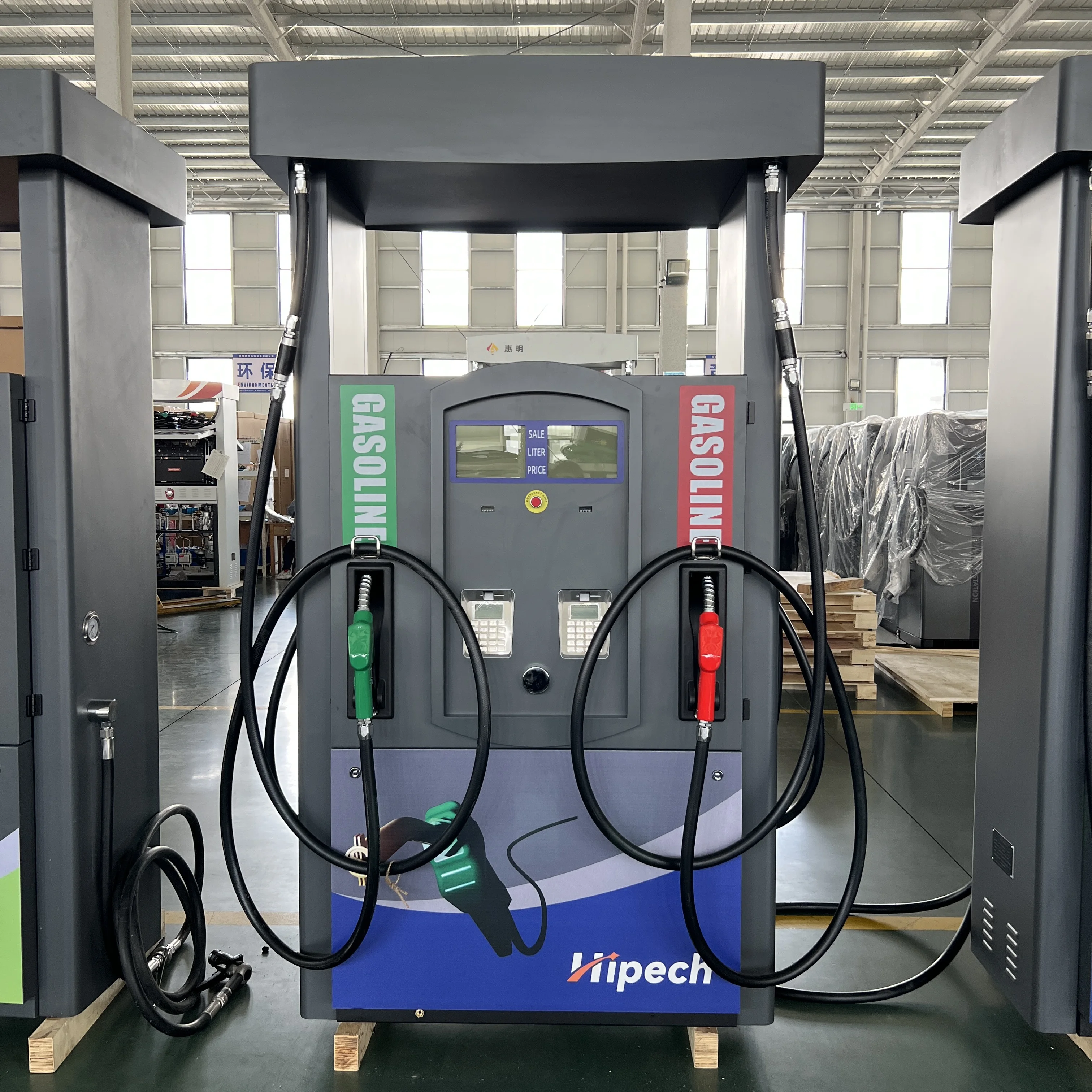 Hipech Most Popular Fuel Pump Fuel Dispenser with CE ATEX Double Nozzle Fuel Dispenser