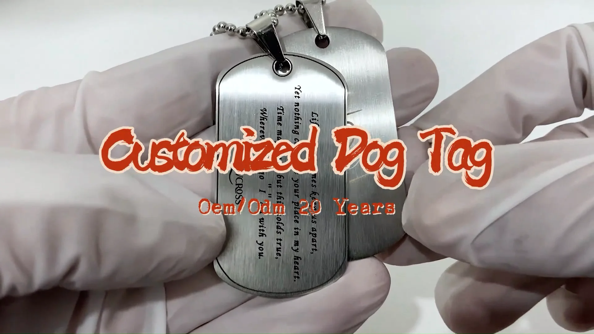 Wholesale Blank Dog Tag Laser Engraving Metal Dog Tag Custom 3d Logo