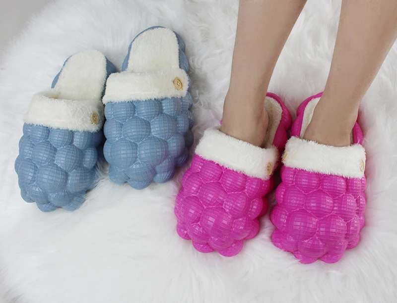 Grs Winter Slippers Home Sandals Men's And Women's Lover Warm Slippers