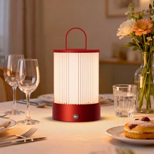 Hotel Led Table Lamp Dimmer Switch Luxury Modern Decorative Rechargeable Table Lamp with Charging Station Restaurant