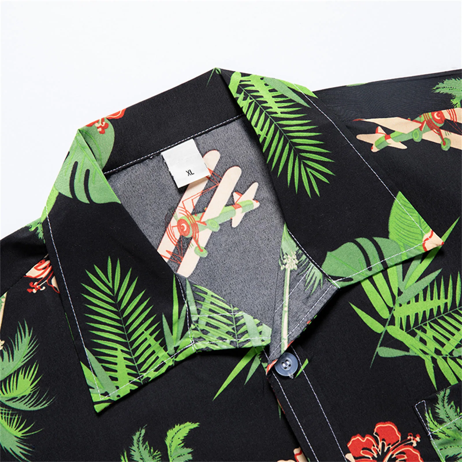 Men Hawaiian Shirt Male Casual Shirt Banana Funny Printed Funny Beach Shirts Short Sleeve Brand Clothing