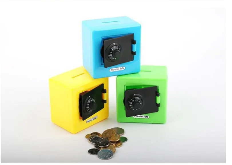 TOPSTHINK Bronzing high-end elegance blank coin bank money box saving tin can piggy banks