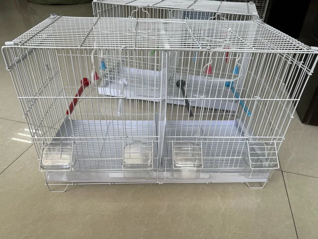 Large Space Double Compartment Good QualityDouble 	african Grey Parrot Breed Cage	humming Bird House	animal Cages Cage for Birds