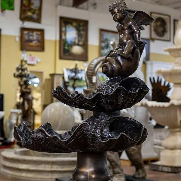 Modern Design Large Frog With Lotus Leaf Statues Brass Bronze Animal Frog Sculpture