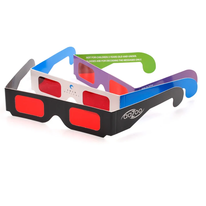 Alibaba.com: Custom Printed Paper 3D Glasses with Red Filters, Secret ...