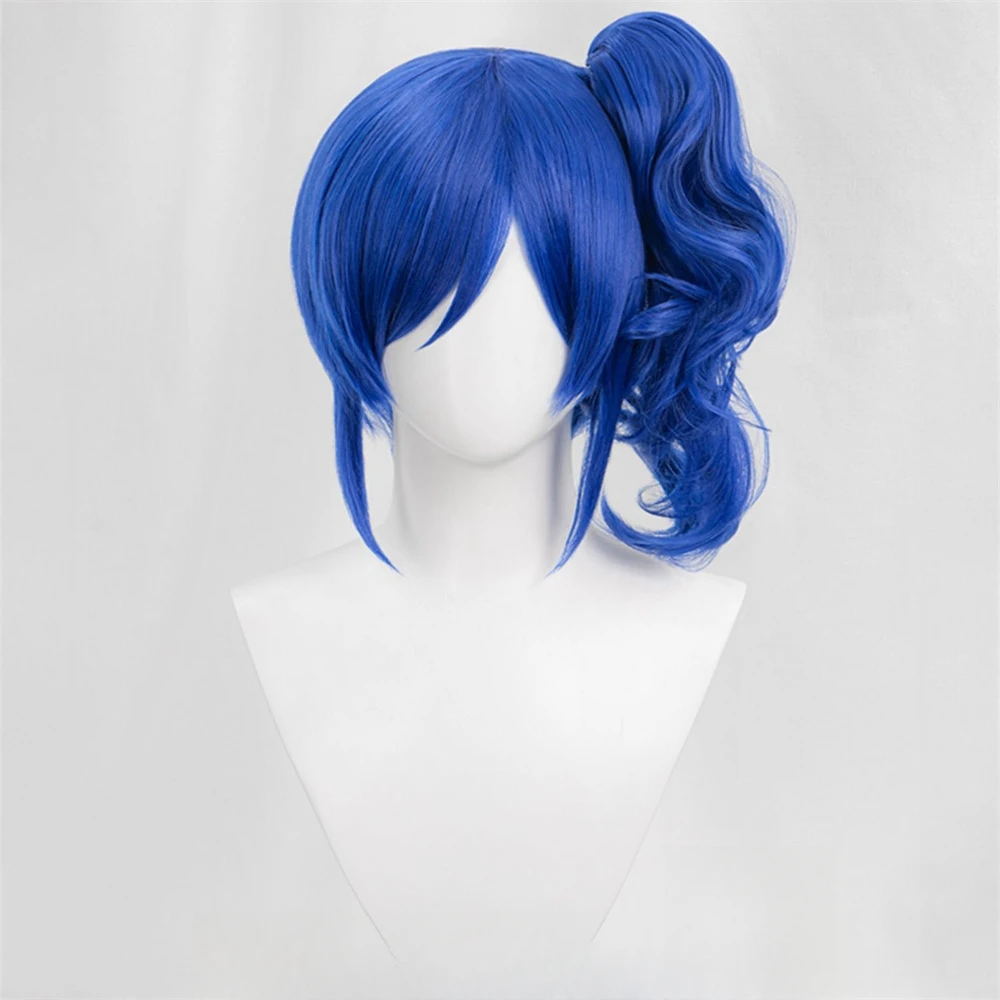 Women Colored Wig With Bangs Anime Cosplay Wig Heat Resistant Synthetic ...