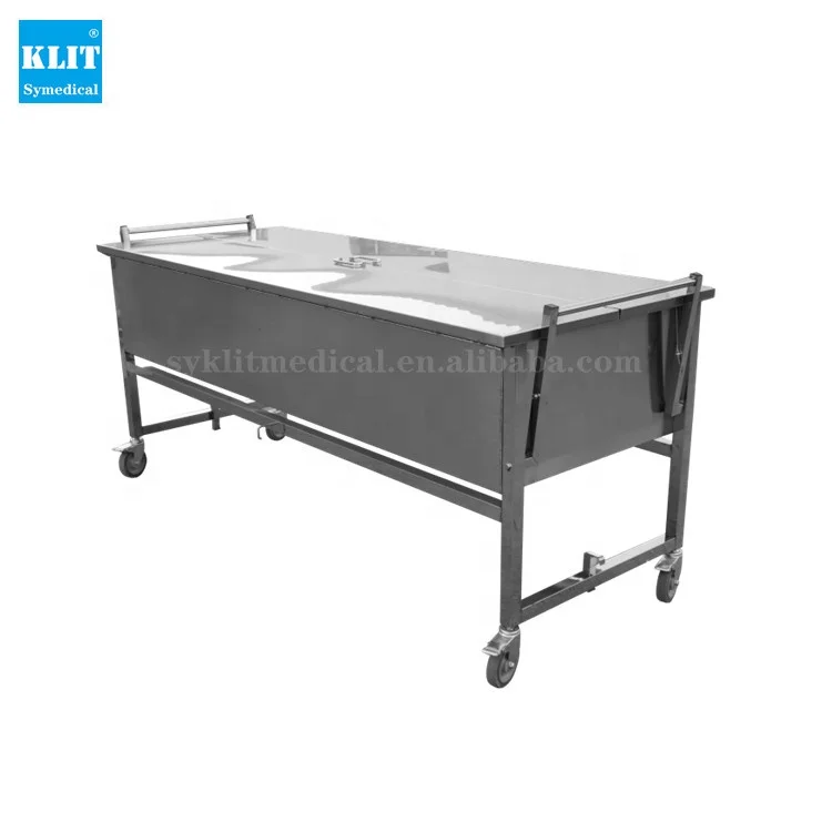 Medical Morgue Equipment Transport Cart Stainless Steel Body Tray medical-morgue-equipment-transport-cart-stainless-steel-body-tray