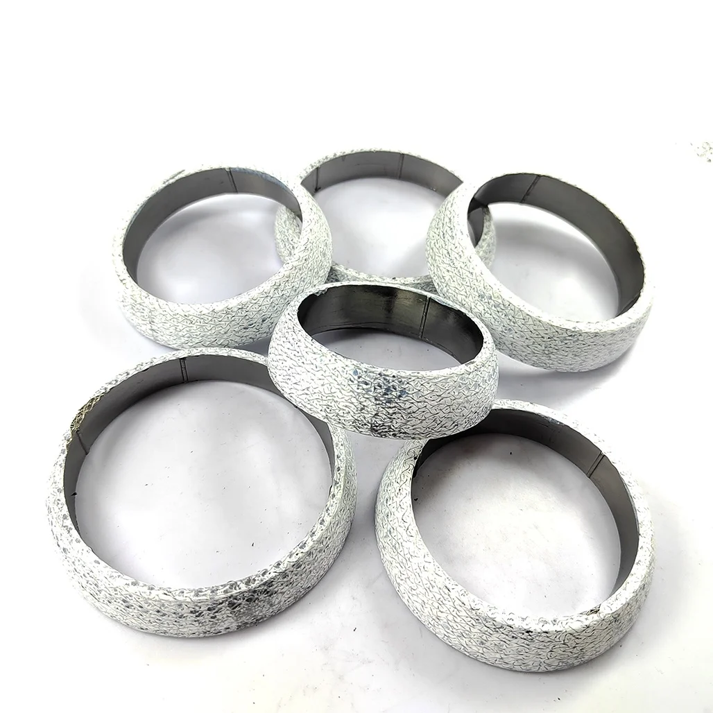 17451-0L010 48*64*17 Muffler Exhaust Gaskets Graphite Muffler Gaskets Exhaust Pipe Gasket for Car Truck