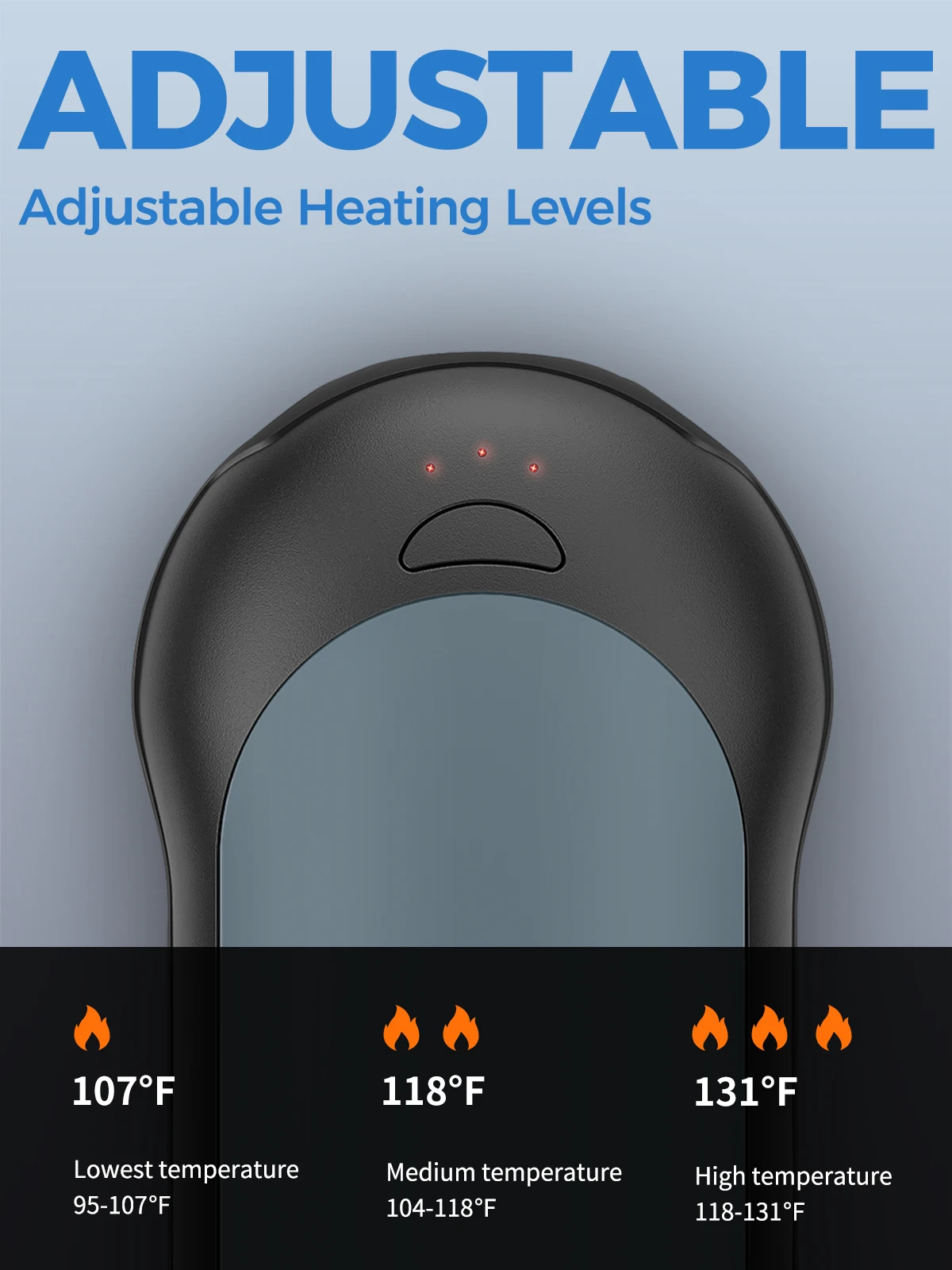 10000 мА/ч, грелка для рук многоразового использования Power Bank портативный Электрический нагреватель для игры в гольф, Подарочная коробка мобильного USB заряжаемая ручная грелка для женщин и мужчин