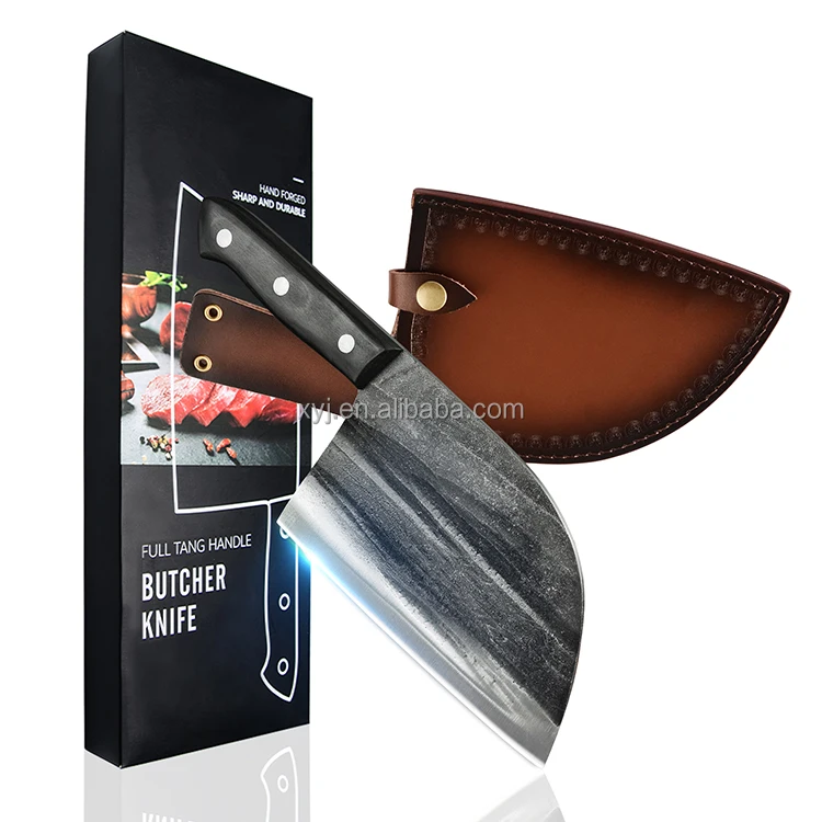 Xingye Hot Kitchen Knives Set Stainless Steel Forging Hammer Professional  Cleaver Butcher Knife High Quality With Leather Sheath - Buy Xingye Hot  Kitchen Knives Set Stainless Steel Forging Hammer Professional Cleaver  Butcher