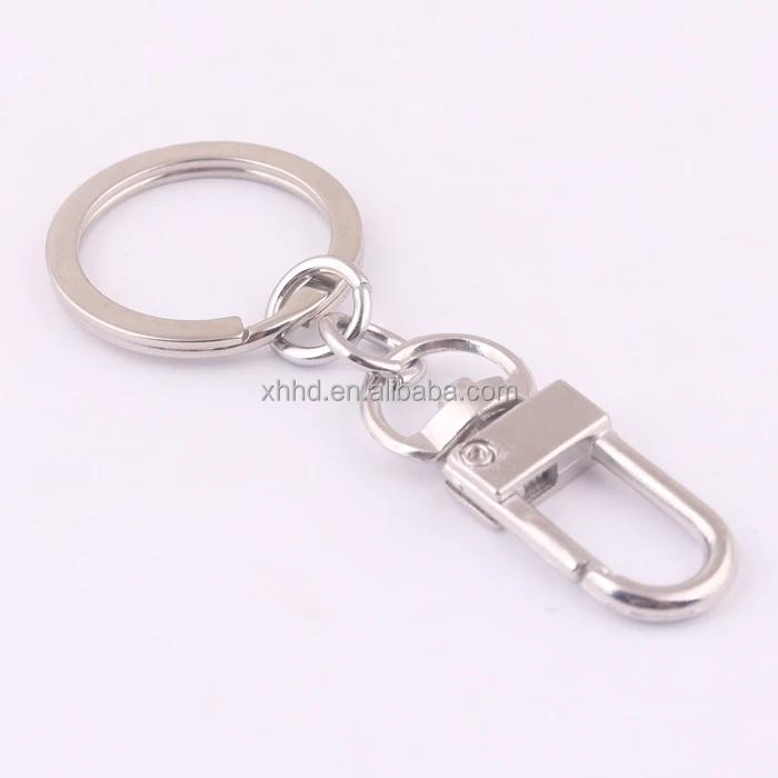 Blank Metal Snap Hook With Key Ring Keychain For Gifts Key Chain Buy
