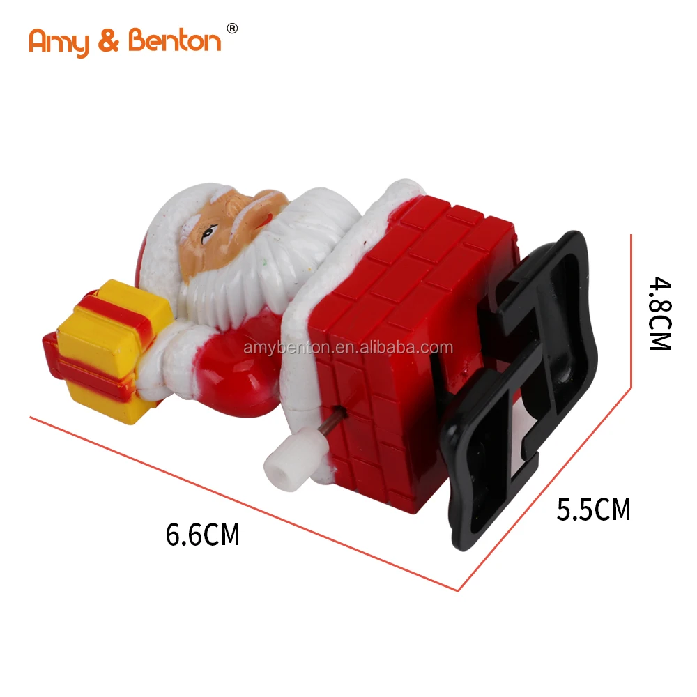 
 Рекламный подарок Amy & Benton, пластиковая игрушка Санта Клаус для рождественской вечеринки  