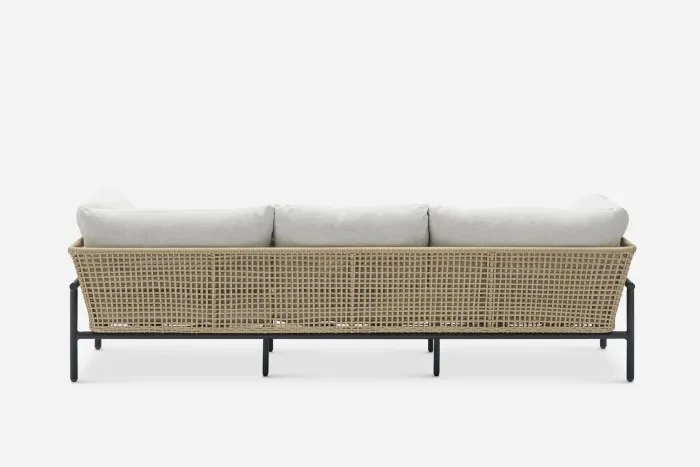 New arrival outdoor aluminum patio furniture set high-end leisure metal garden sofa set