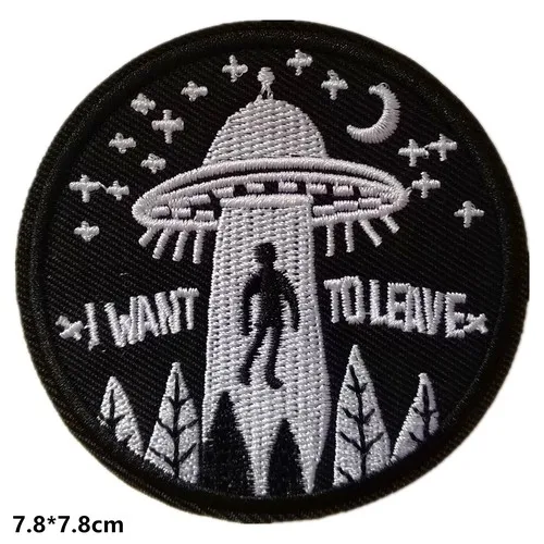 Factory Supplier Custom Iron on Patch Creative Embroidered Patches