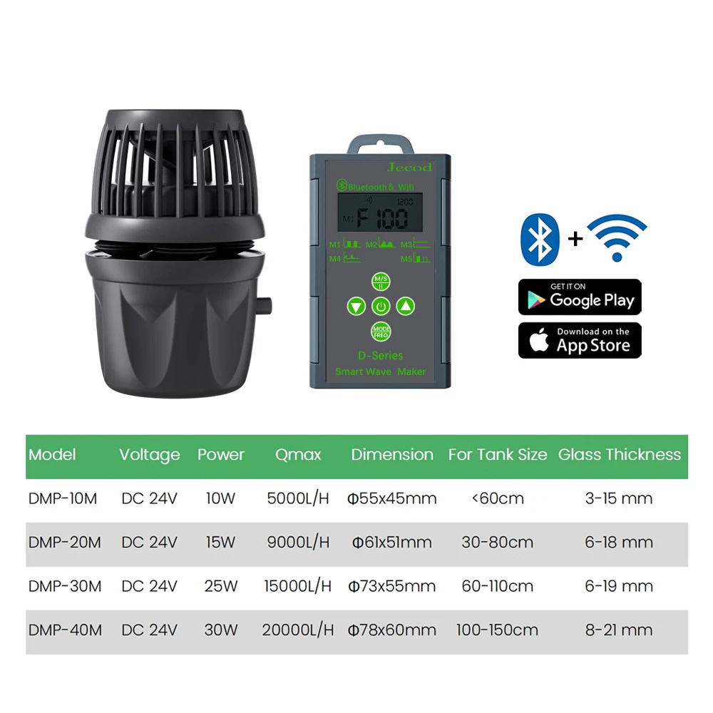 ジェコッド ジェバオ DMP-10M/20M/30M/40M 新型Bluetooth WiFiアプリ