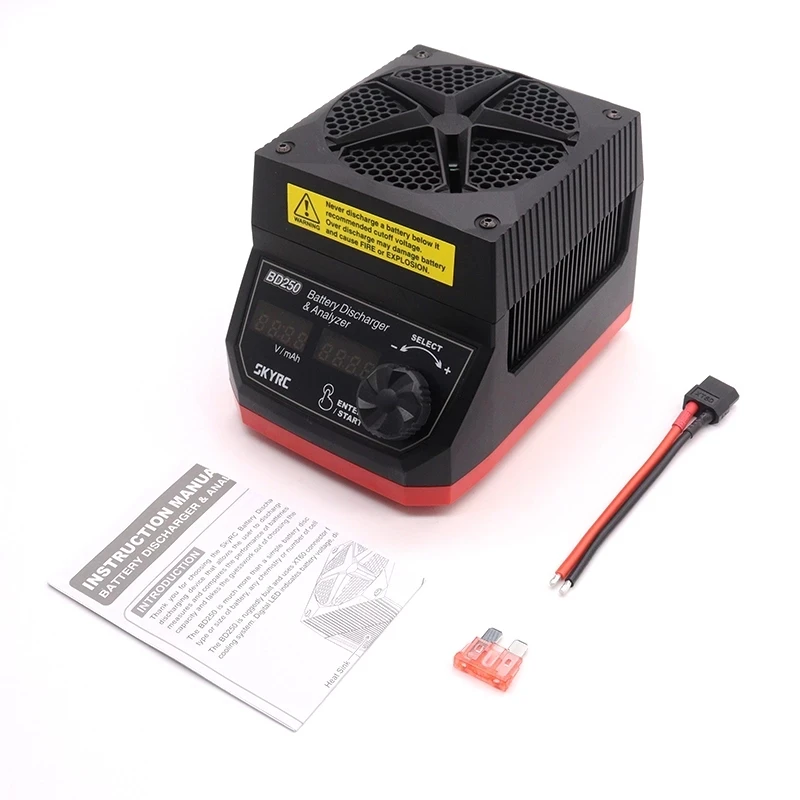 SKYRC BD250 modelbouwlader LiHV, LiPo, NiMH ontlaadfunctie, grafische weergave