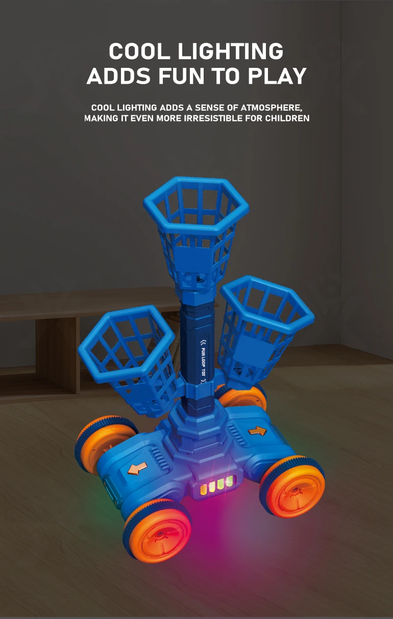 Chengji body exercise sandbags throwing game toys outdoor sports electric light moving target vehicle sandbag games for kids