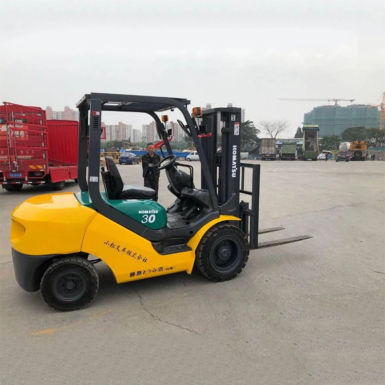 中古コマツFD30 FD50 FD25フォークリフト 3t 5t ディーゼル燃料 コマツ