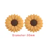 Flowers Focal bead Sunset Gold SA139