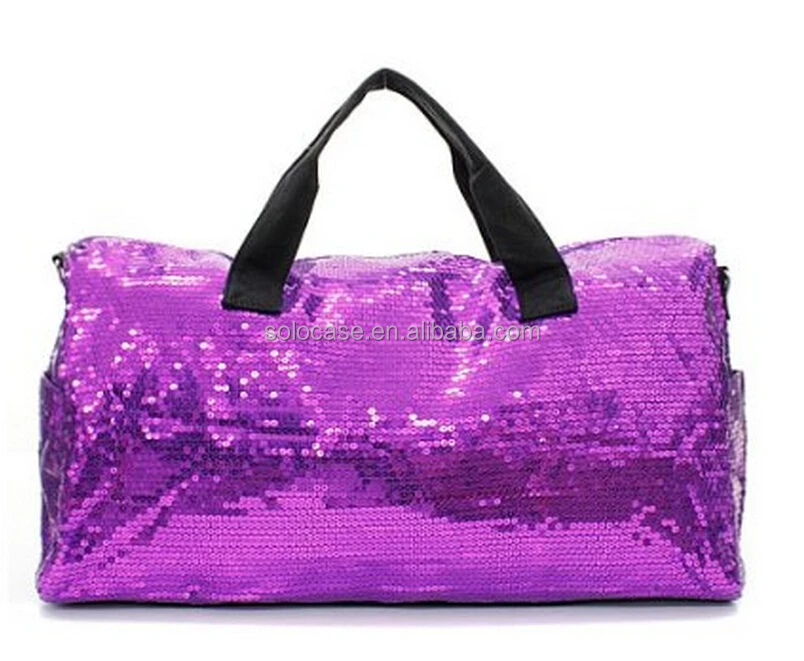 ZBH Sequins Duffle Bag For Women| Sequins Gym Bag For Women| Cute Duffle  bag| Dance Duffle Bag For Girls| Sleepover Bags For Girls| Pink Weekender  Bag