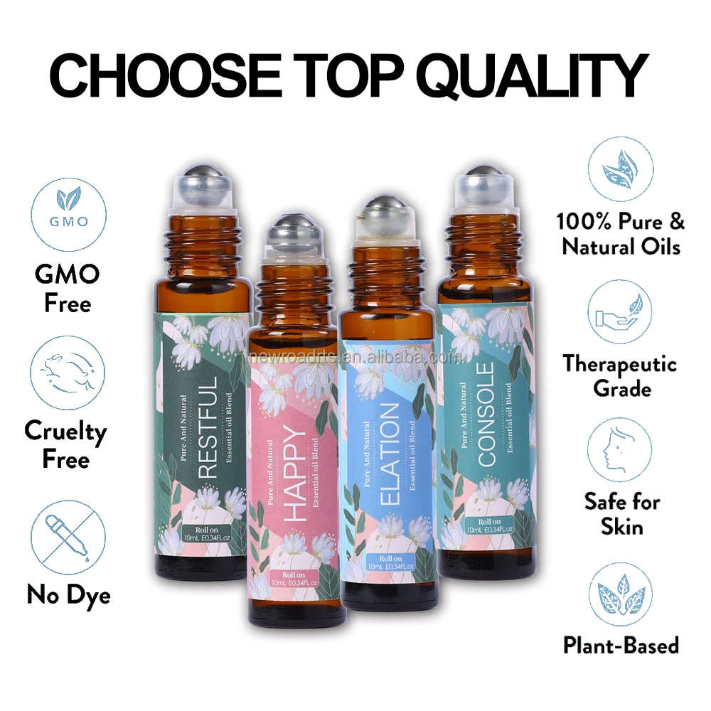 Calming Oil Natural Herbal Migraine Blend Headache Fragrance Relaxation