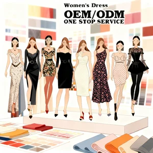 OEM ODM Dress Clothing Manufacturer Custom Women Apparel Vendors High Quality Wholesale Garment Manufacturers Factory