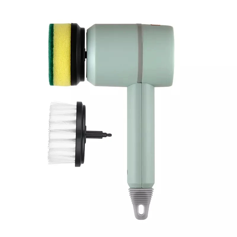 Hot Sale Waterproof Silent Magic  Replaceable 2 Brush Heads Electric Cleaning Brush