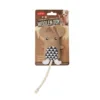 Ratón patchwork beige