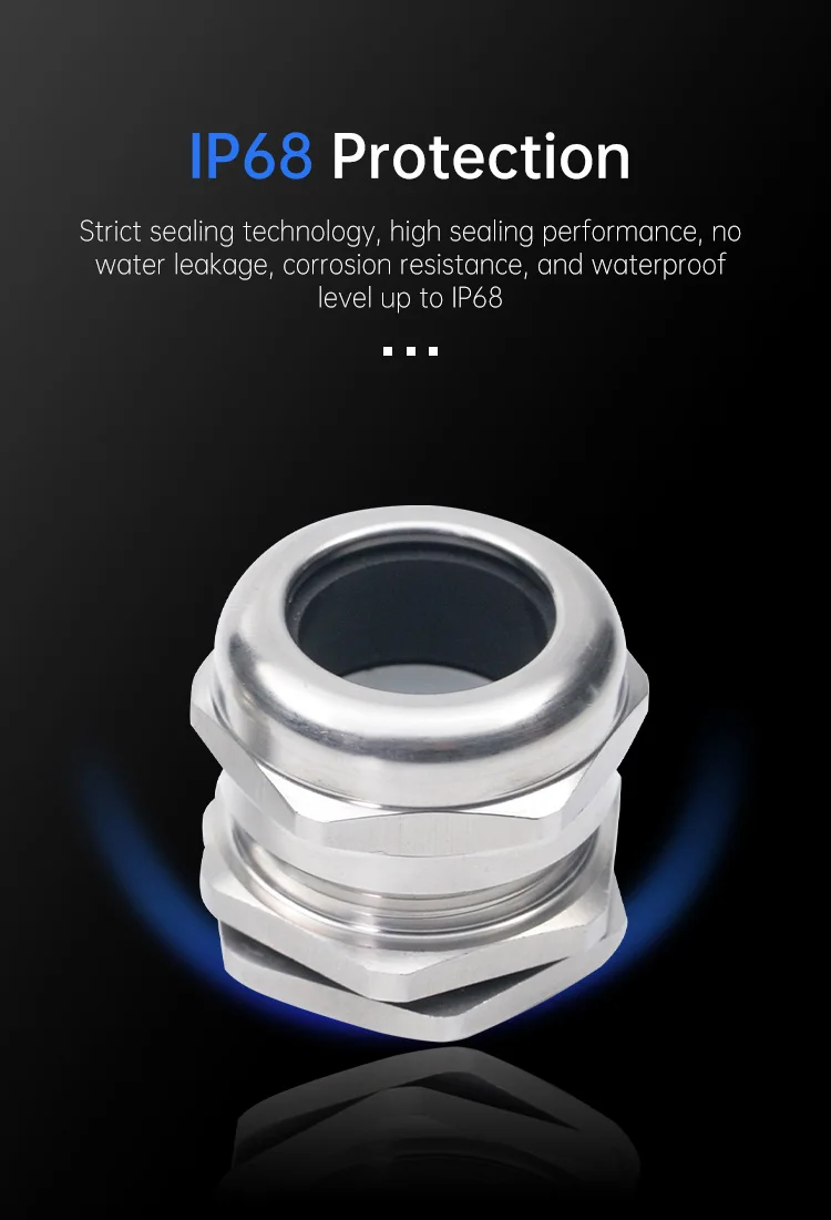 Stainless Steel Cable Gland Cable Gland High Quality Waterproof Pg 13.5 ...