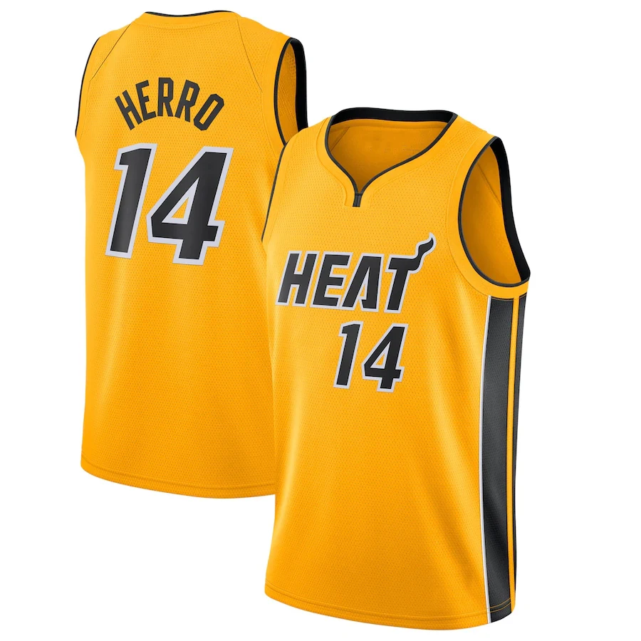 Tyler Herro Basketball Jersey,#14 Miami Heat Jersey, Breathable