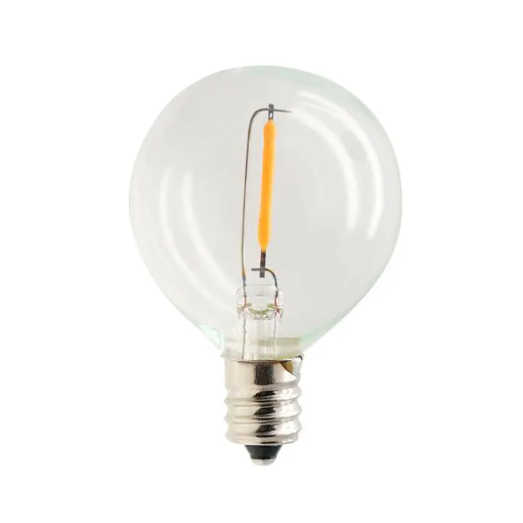 G40 Globe Solar String Light 25 Clear Led Bulbs Vintage Backyard Patio Bulb Hanging Indoor Outdoor Lights